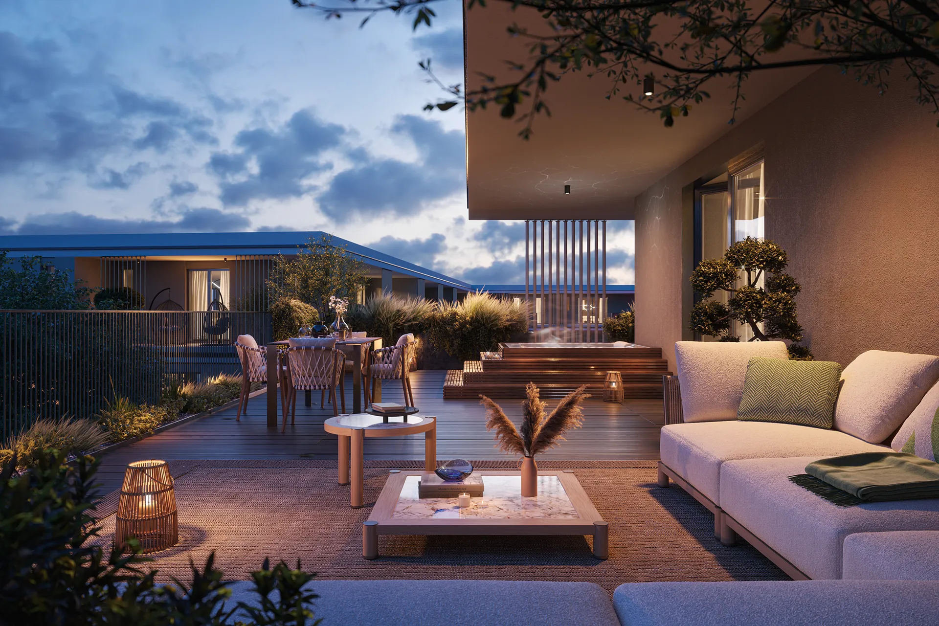 Attico di Dimore dei Colli con terrazzo panoramico e jacuzzi privata, pensato per un’esperienza abitativa esclusiva